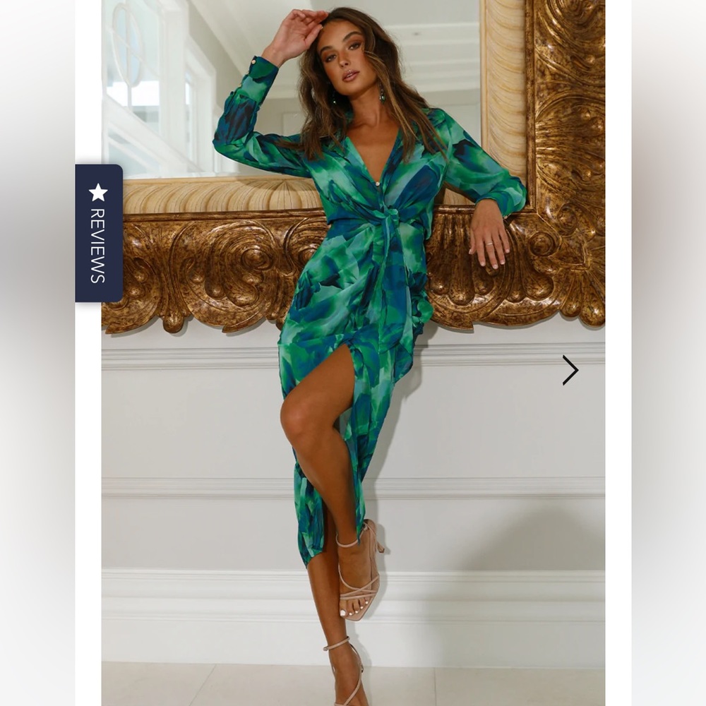 WORN ONCE! Runaway The Label Calista Shirt Dress